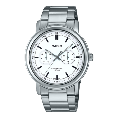 CASIO MTP-E335D-7EV Silver #1