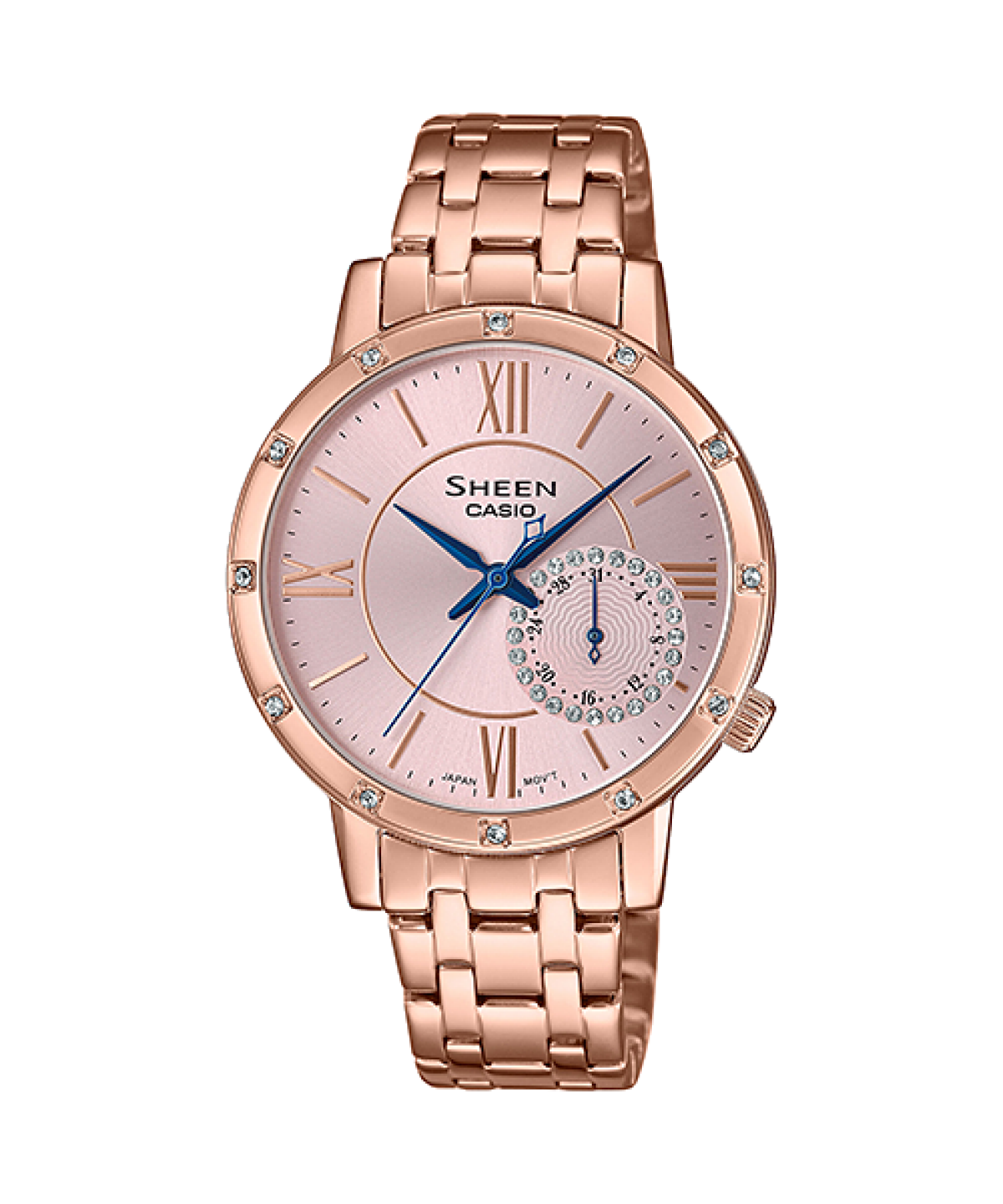 SHEEN CASIO SHE-4546PG-4AUティファニーブルー クォーツ SHEEN CASIO