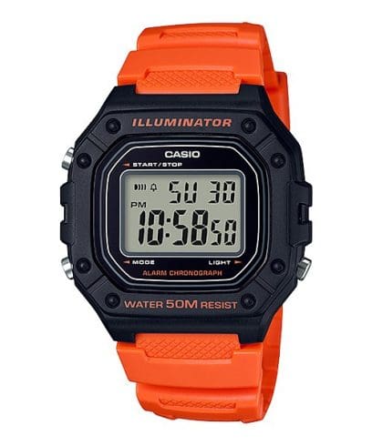 CASIO W-218H-4B2V Black #1