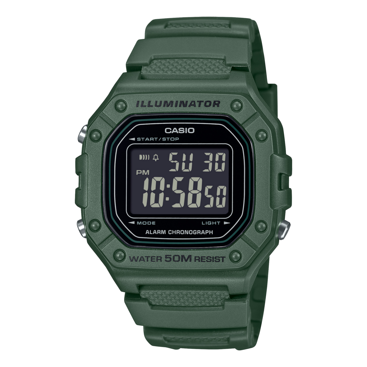 CASIO W-218H-3BV Green #1