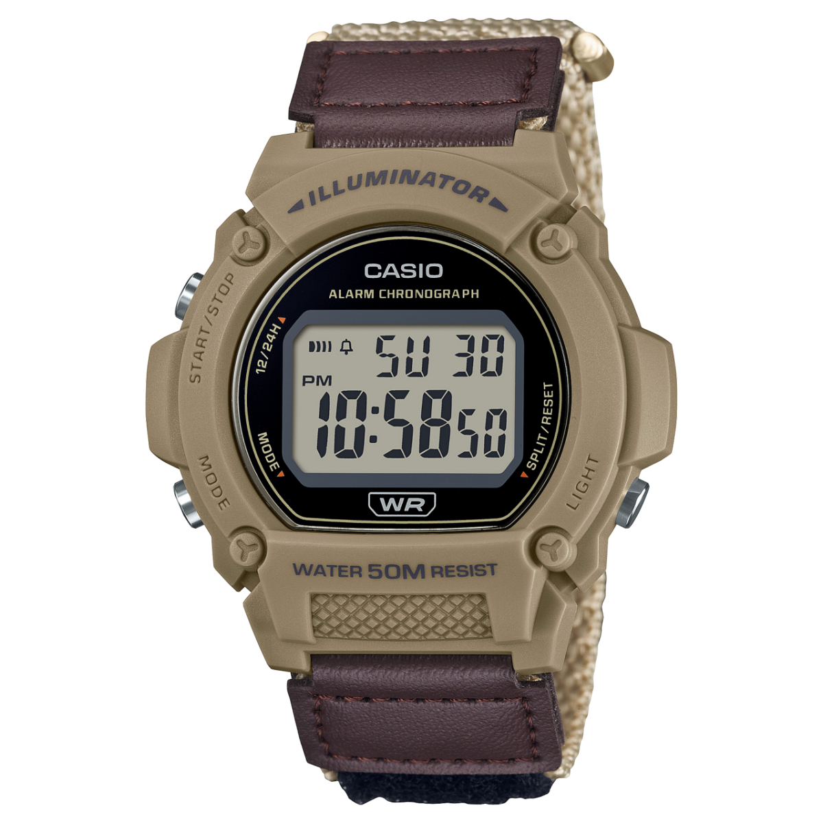 CASIO W-219HB-5AV Brown #1