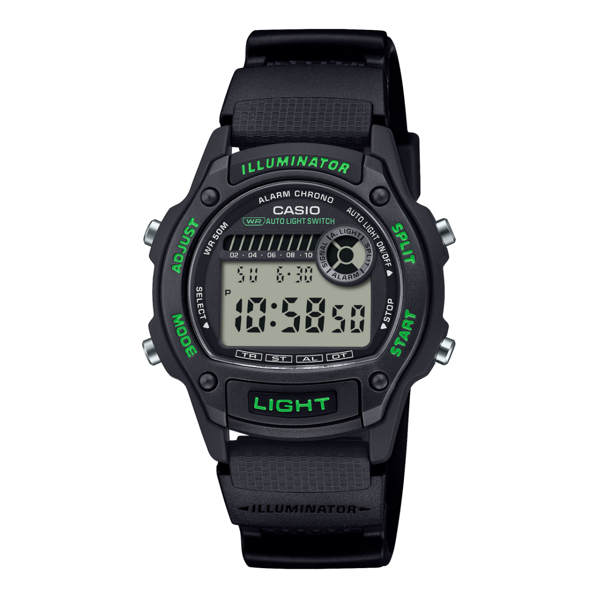 CASIO W-220H-1A3V Black #1