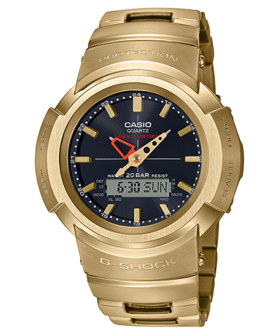 【新品・未使用】カシオ G-SHOCK　AWM-500GD-9AJF AWM-500GD-9A | G-SHOCK FULL METAL ซีรีส์ AWM-500 | CASIO THAILAND