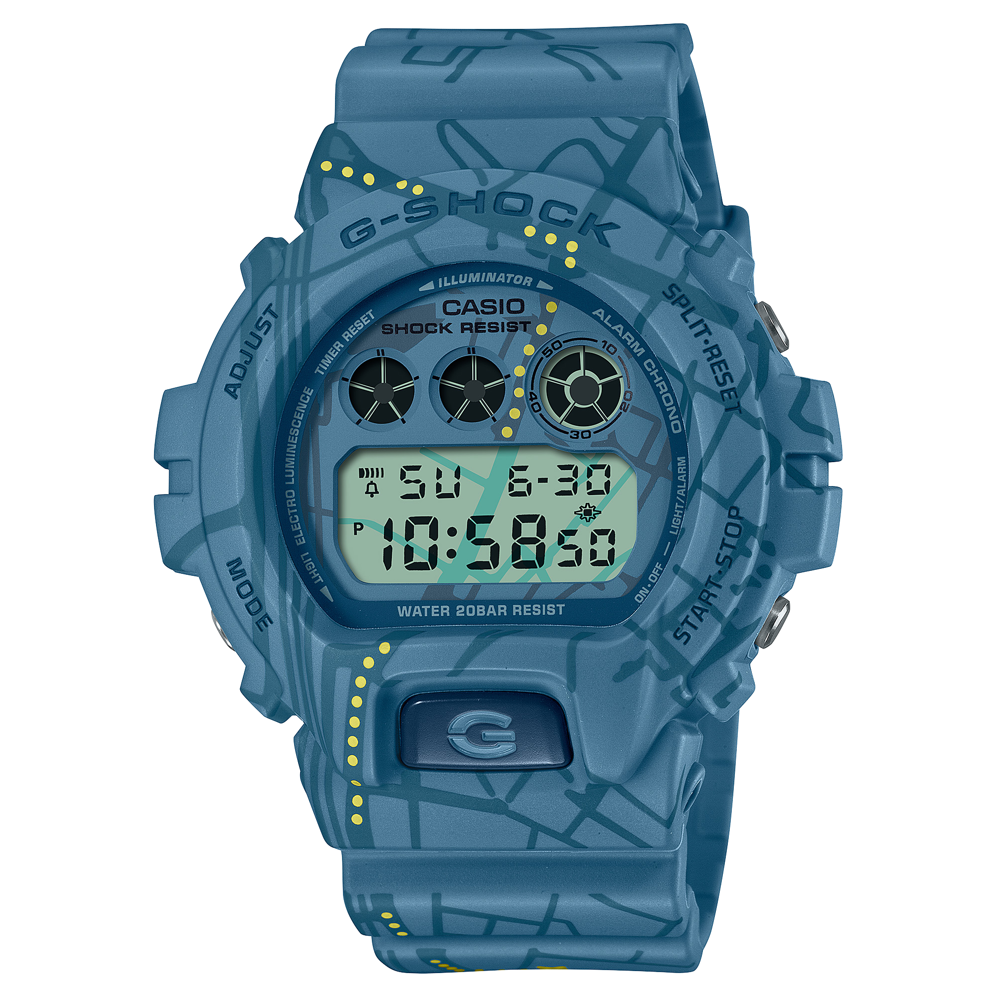 DW-6900SBY-2 | G-SHOCK ดิจิตอล ซีรีส์ 6900 | CASIO THAILAND