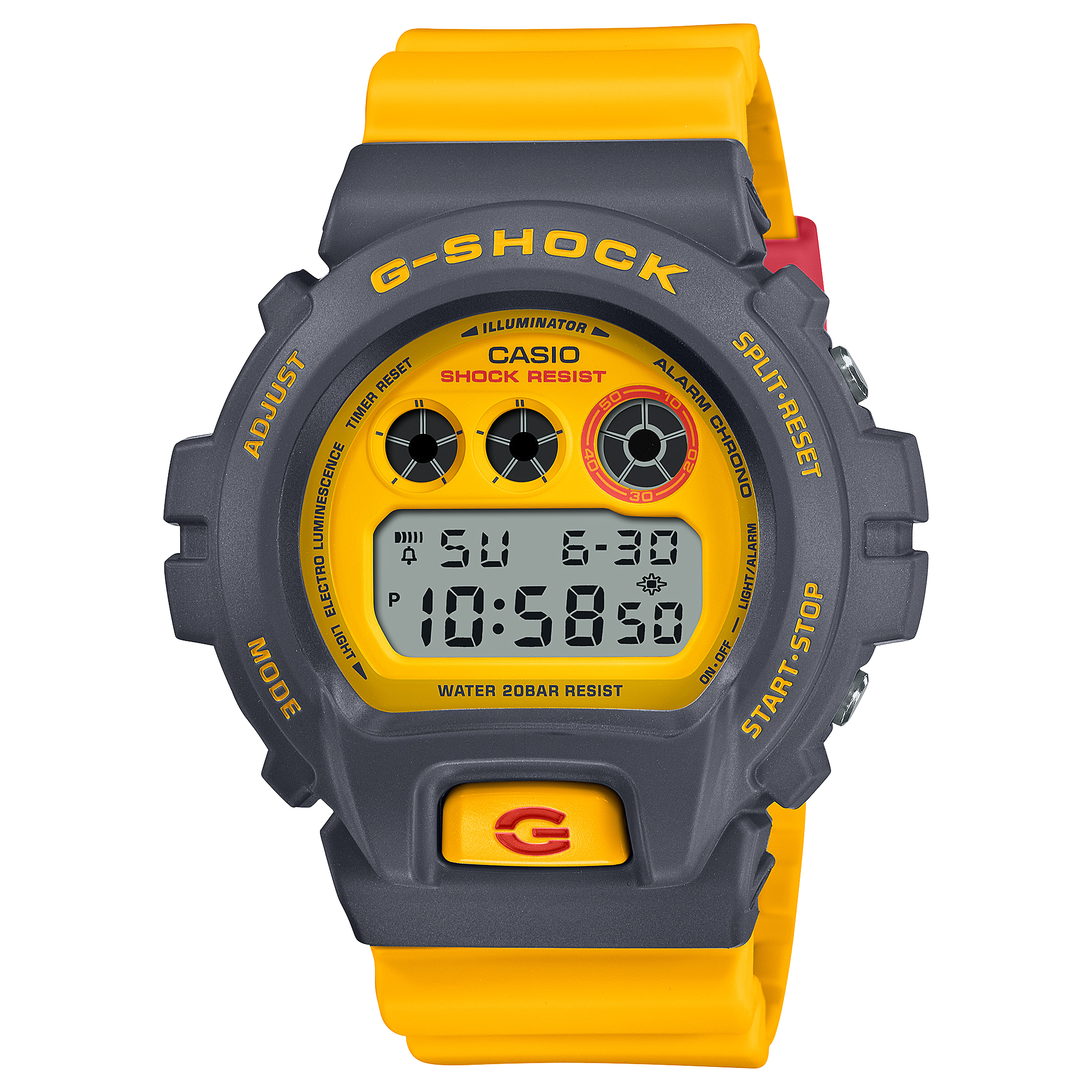 極美品！​CASIO G-SHOCK DW-6900Y-9JF 国内正規品 DW-6900Y-9 | G-SHOCK ดิจิตอล ซีรีส์ 6900 | CASIO THAILAND