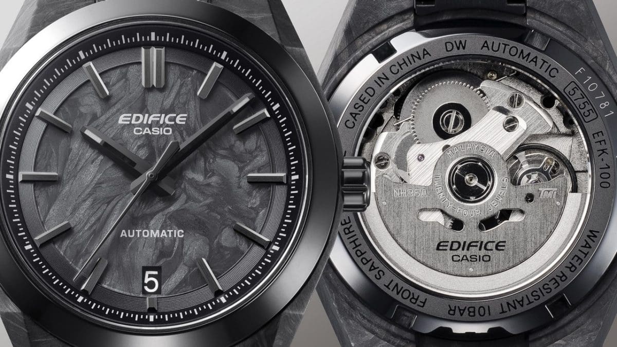 EFK-100XPB-1A กลไกจักรกล: มองเห็นได้ผ่านด้านหลังตัวเรือน
