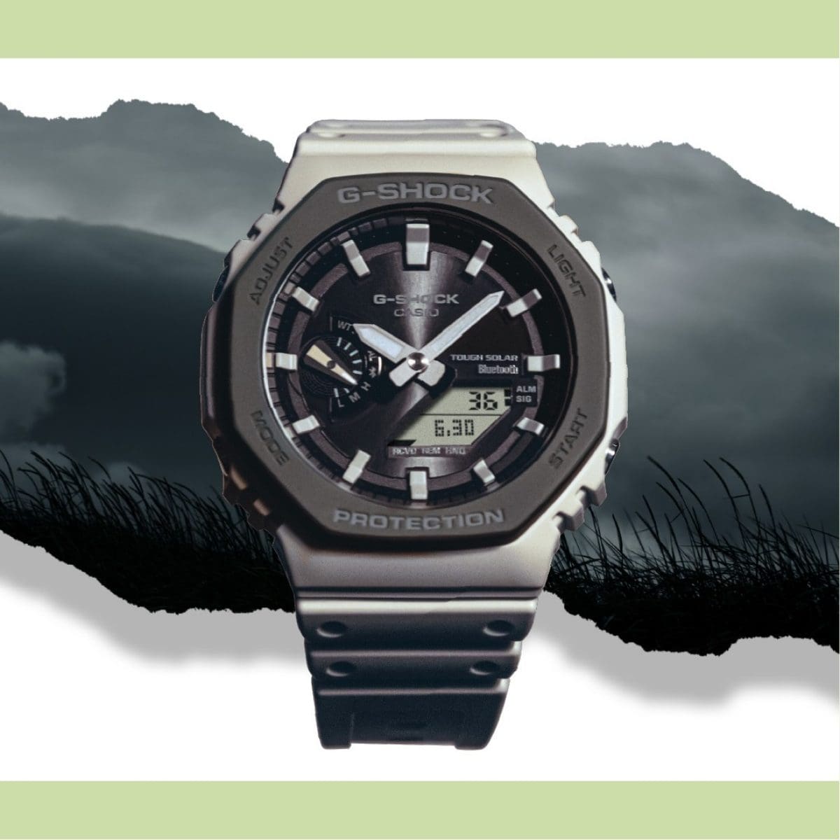 GA-B2100LUU-5A ใส่ใจกับวัสดุ: เรซินชีวภาพ