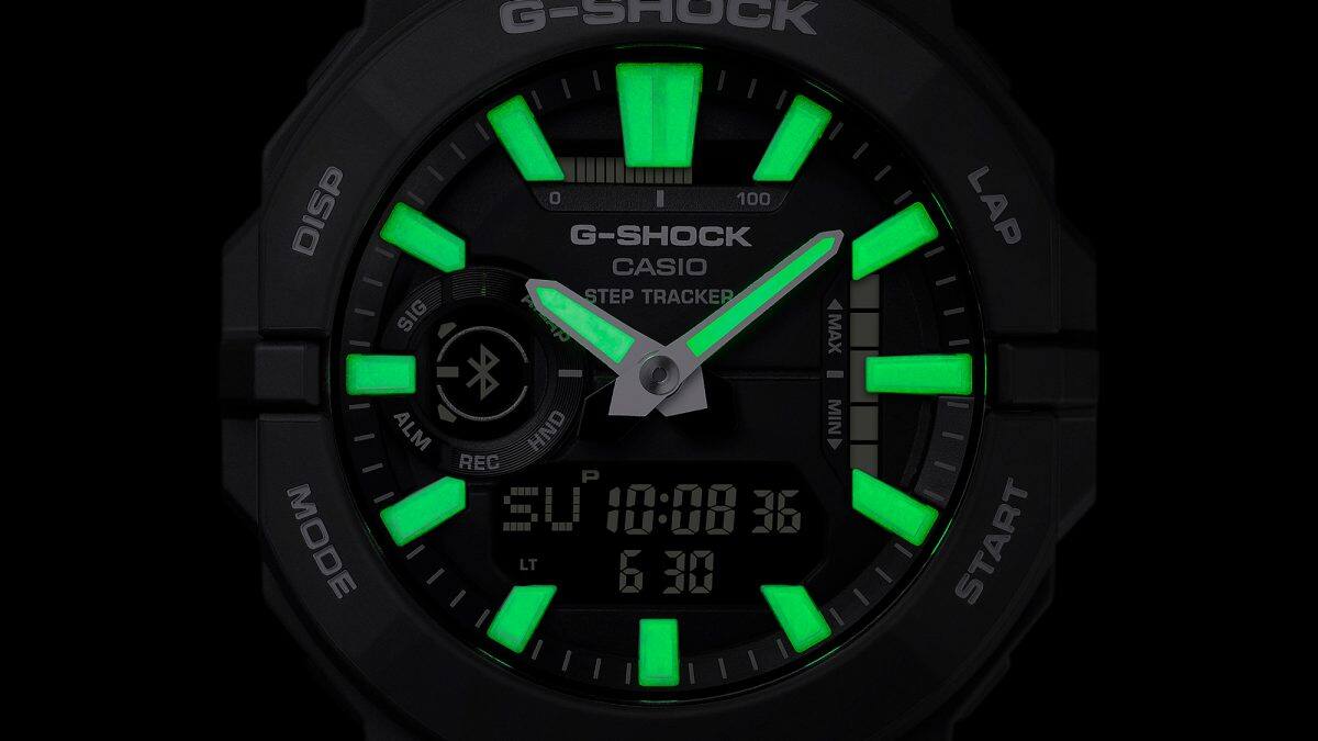 GBA-950-7A2 หน้าปัดแบบผสมที่โดดเด่นด้วยตัวบอกเวลาแบบเรืองแสง
