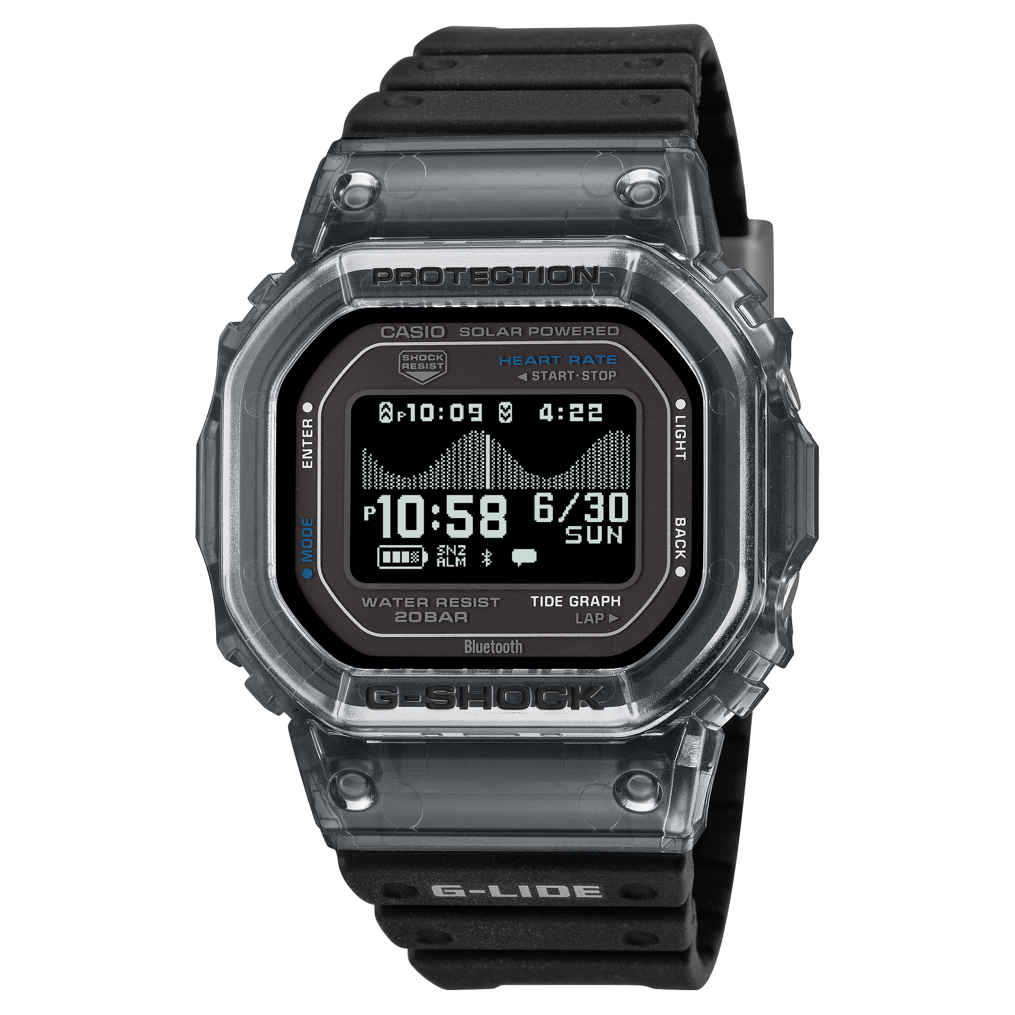 【新品】CASIO G-SHOCK G-LIDE GBX-H5600-1JR GBX-H5600-1 | G-SHOCK G-LIDE ซีรีส์ GBX-H5600 | CASIO THAILAND