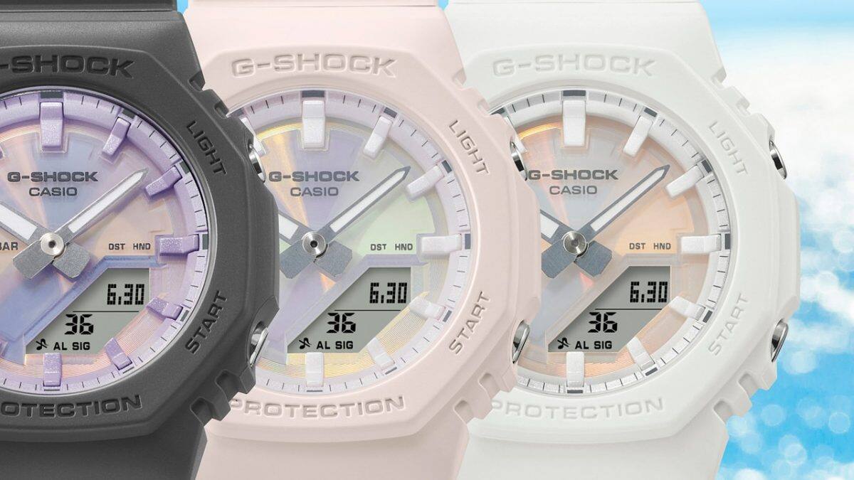 GMA-P2100PC-1A หน้าปัดสีแบบโพลาไรซ์ที่สะท้อนแสงระยิบระยับของทะเลที่ต้องแสงแดด