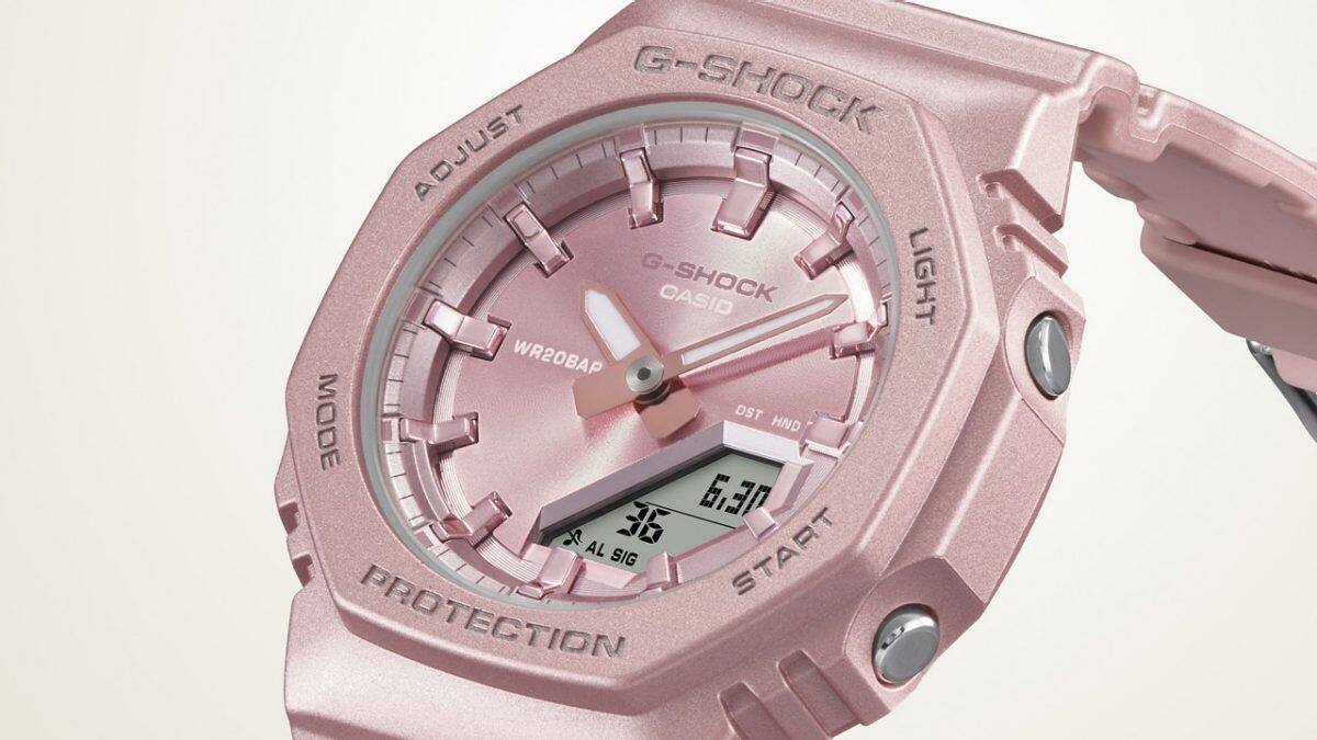 GMA-P2100ST-4A การออกแบบหน้าปัดที่ส่องประกายและประณีต