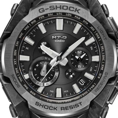 MTG-B4000BD-1A ดีไซน์หน้าปัดที่คมชัดและมีมิติ แสดงออกถึงความประณีตที่ซับซ้อน