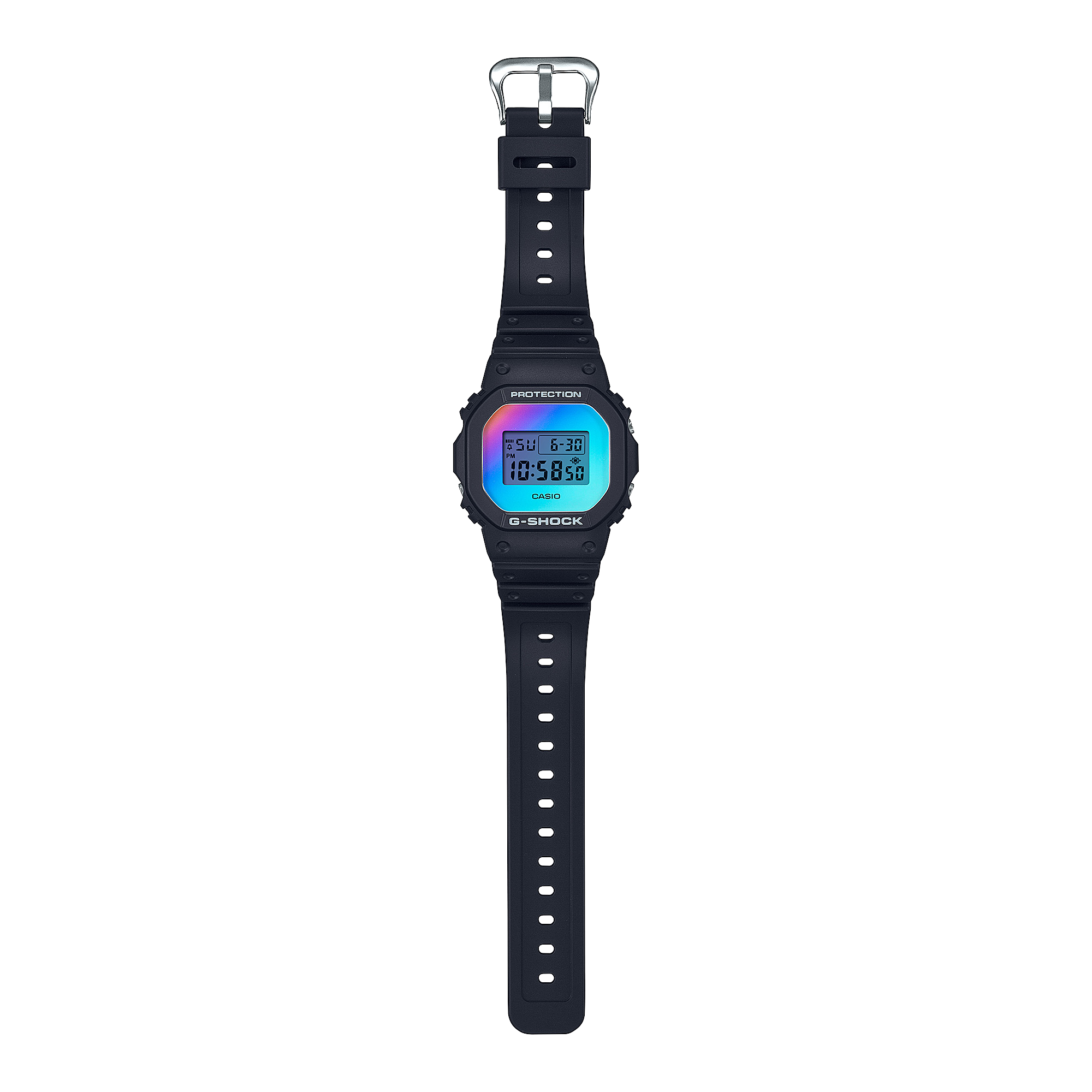 ゆー。様CASIO G-SHOCK DW-5600SR-1 オーロラ　ブラック DW-5600SR-1_N.png
