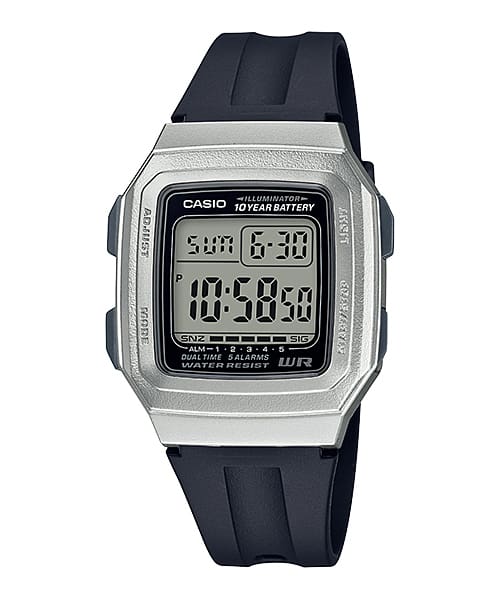 Men's Casio Classic Digital All Black Watch F201WA-1A