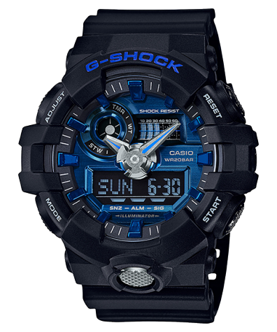 CASIO G-SHOCK 3078*JA 青 GA-710-1A2 | G-SHOCK ANALOG-DİJİTAL GA-700 SERİSİ | CASIO TURKEY