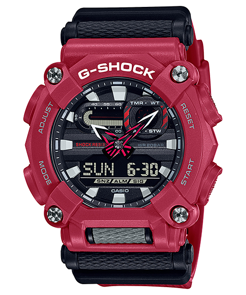 廃盤 GA-900-4AJF G-SHOCKショック ダークレッド#CASIO GA-900-4A_Seq1.png