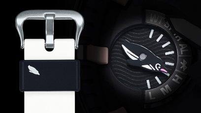 GA-B2100CD-1A7 Gösterge ibresinde ve kordon halkasında dalışa geçen bir penguen bulunur