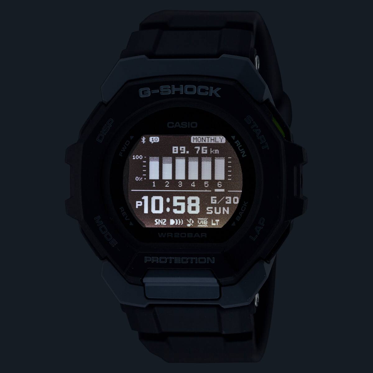 G-SHOCK デジタル GBD300-1 腕時計 ブラック GBD-300-1 | G-SHOCK G-SQUAD GBD-300 SERİSİ | CASIO TURKEY