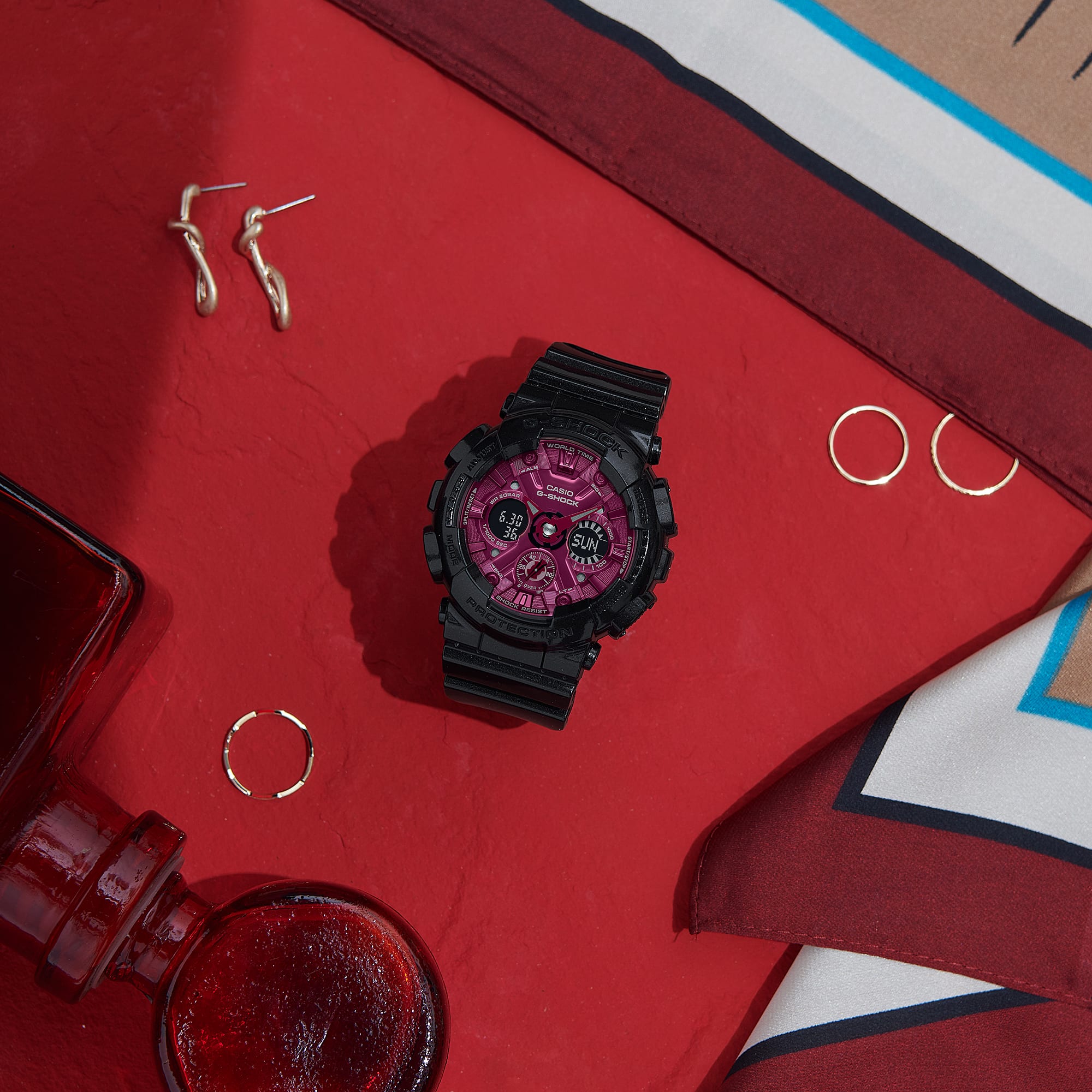 GMA-S120RB-1A | G-SHOCK ANALOG-DİJİTAL KADIN | CASIO TURKEY