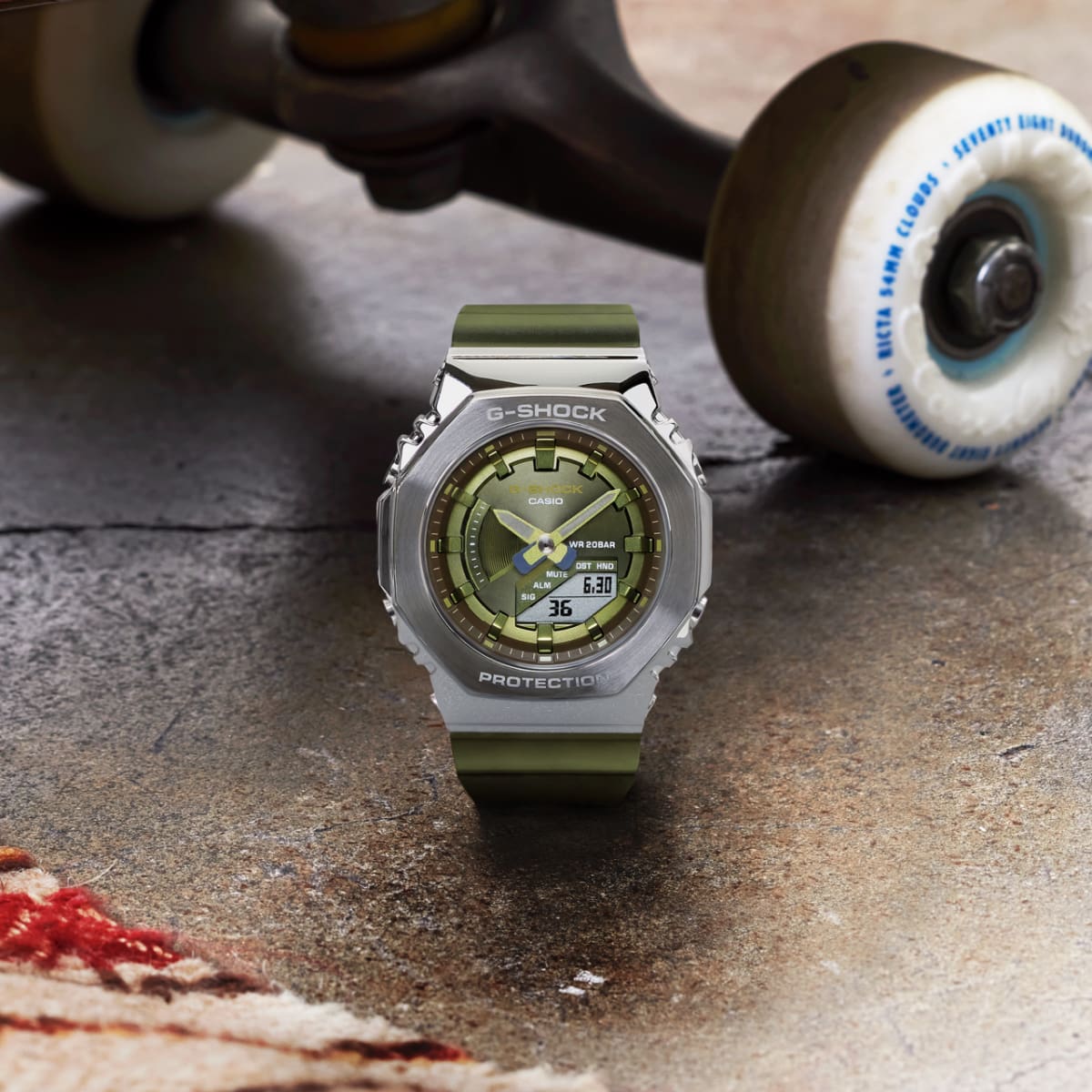 CASIO　G-SHOCK　GM-S2100-3AJF GM-S2100-3A | G-SHOCK ANALOG-DİJİTAL 2100 METAL KAPLI Seri | CASIO