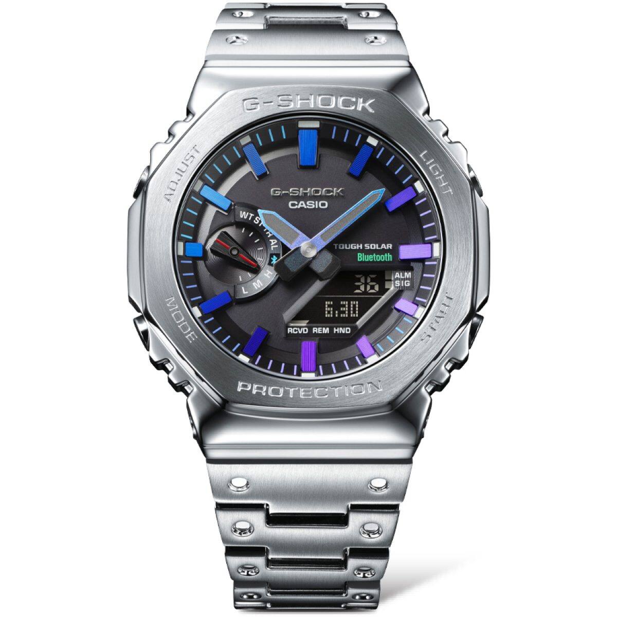 G-SHOCK GM-B2100PC-1AJFメンズ シルバー 腕時計 GM-B2100PC-1A | G-SHOCK FULL METAL 2100 Serisi | CASIO TURKEY