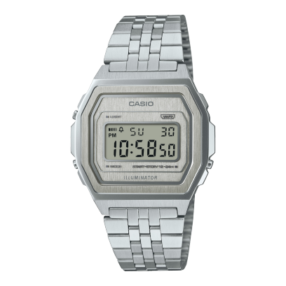 CASIO A1000A-7 手錶 銀色 #1