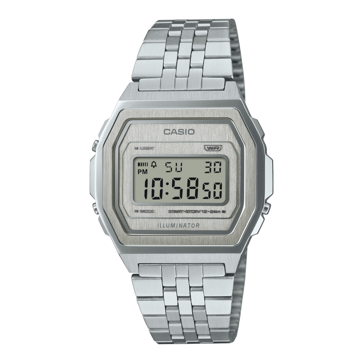 CASIO A1000A-7 手錶 銀色 #1