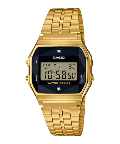 CASIO A159WGED-1 手錶 金色 #1
