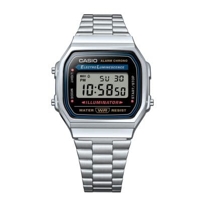 CASIO A168WA-1 手錶 銀色 #3