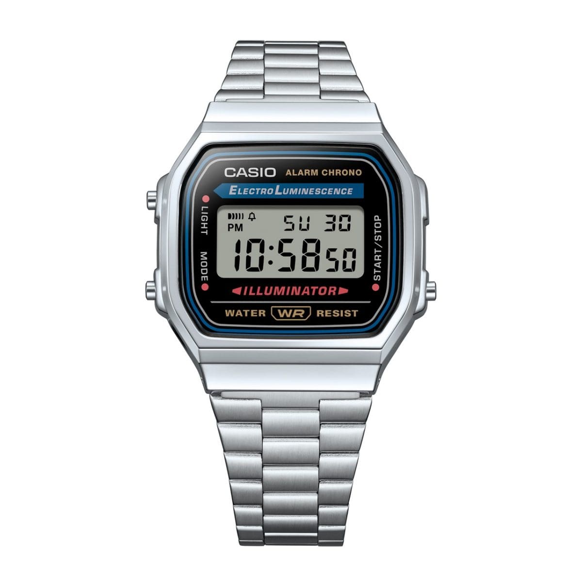 CASIO A168WA-1 手錶 銀色 #3