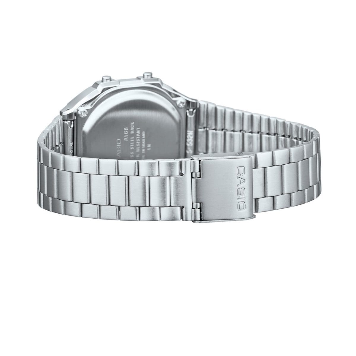 CASIO A168WA-1 手錶 銀色 #8
