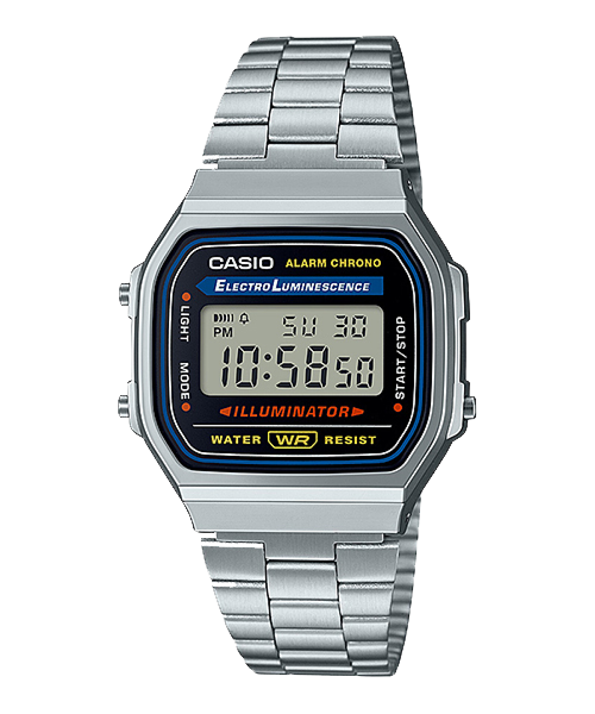 CASIO A168WA-1 手錶 銀色 #1