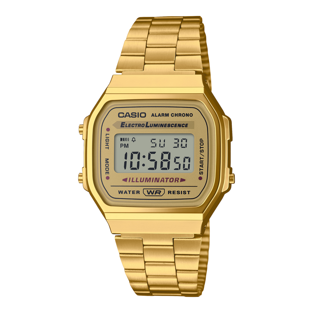 CASIO A168WG-9W 手錶 金色 #1