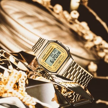 CASIO A168WG-9W 手錶 金色 #2
