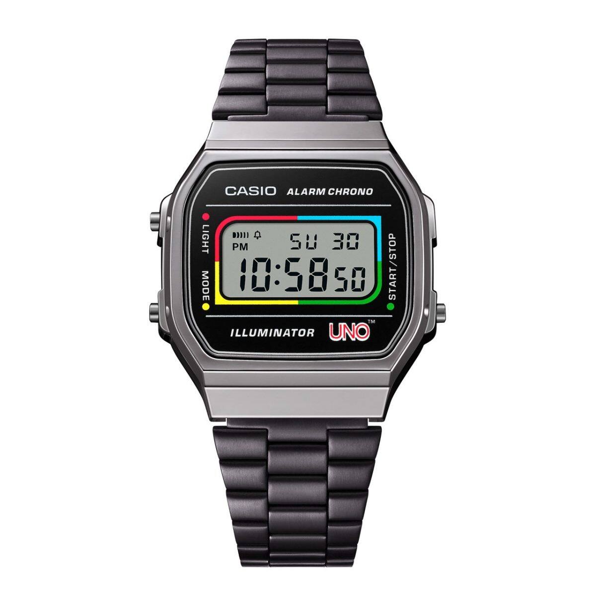 CASIO A168WEUC-1A 手錶 黑色 #9