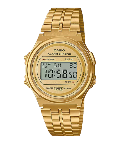 CASIO A171WEG-9A 手錶 金色 #1