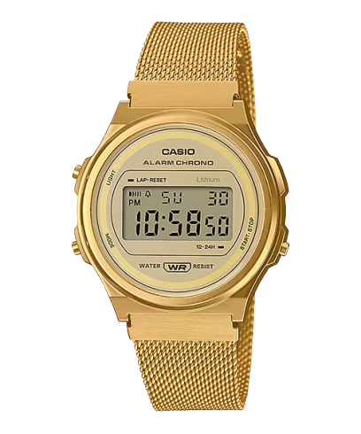 CASIO A171WEMG-9A 手錶 金色 #1