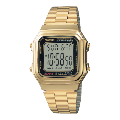 CASIO A178WGA-1A 手錶 金色 #1
