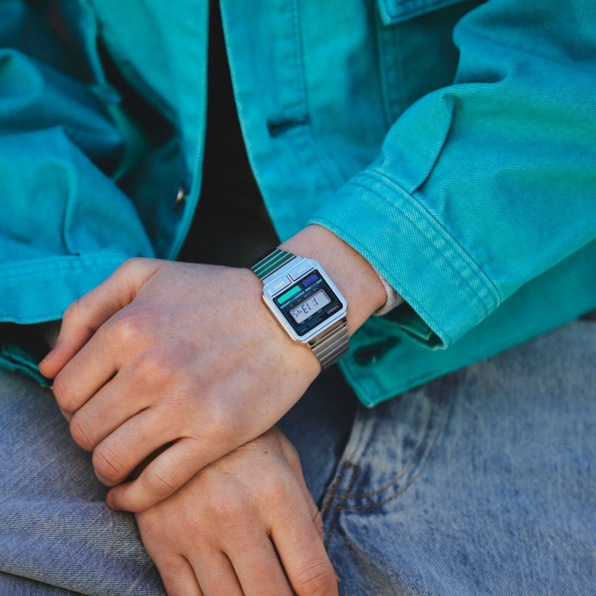 CASIO A120WE-1A 手錶 銀色 #4