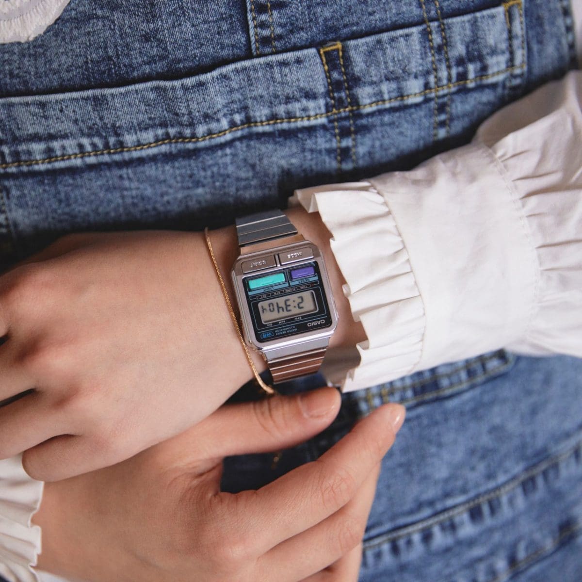 CASIO A120WE-1A 手錶 銀色 #2