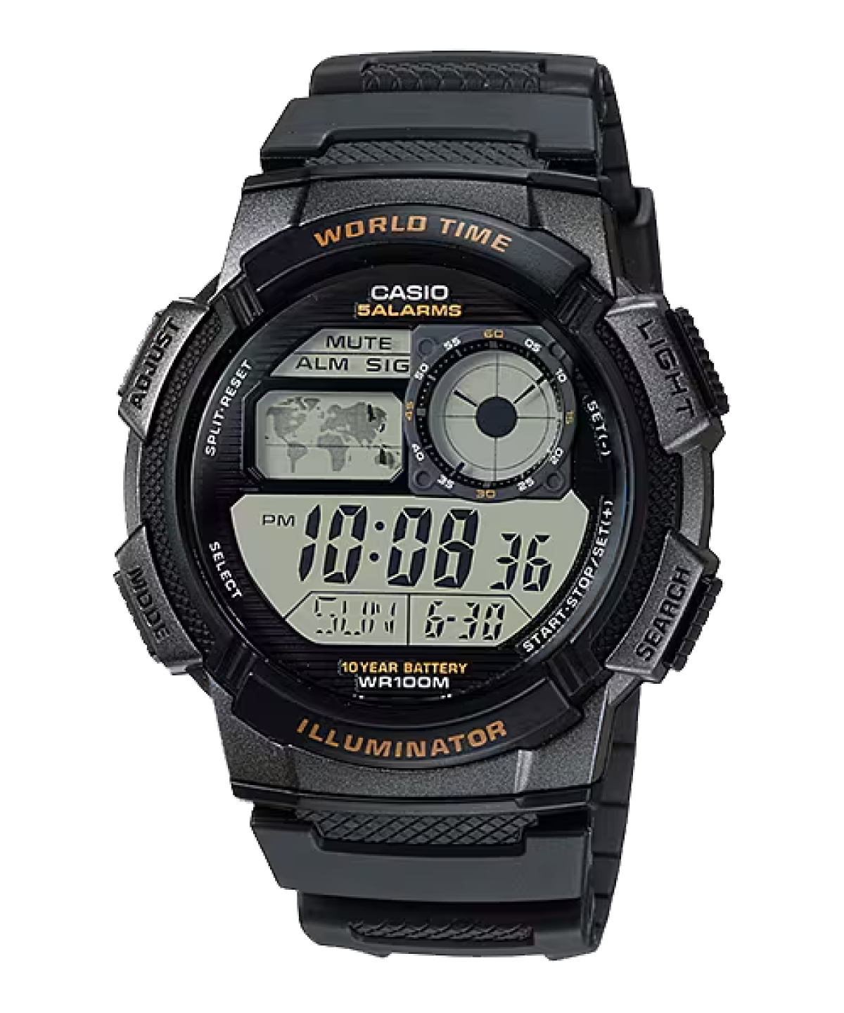 CASIO AE-1000W-1AV 手錶 黑色 #1