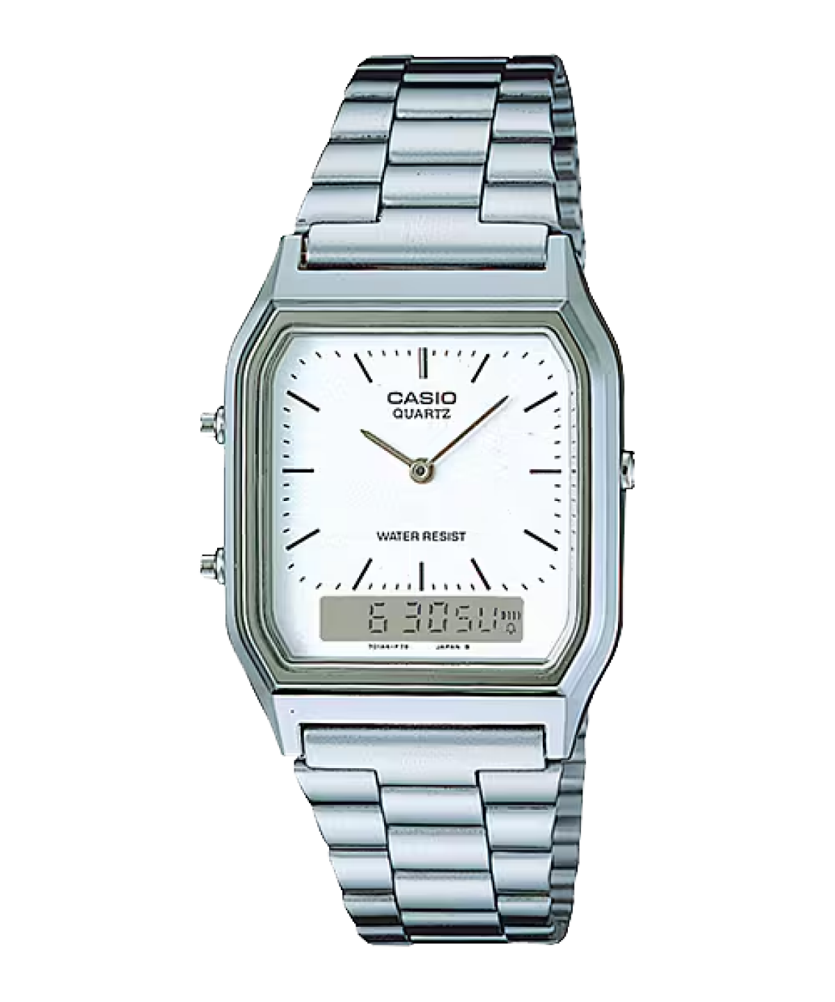 CASIO AQ-230A-7D 手錶 銀色 #1