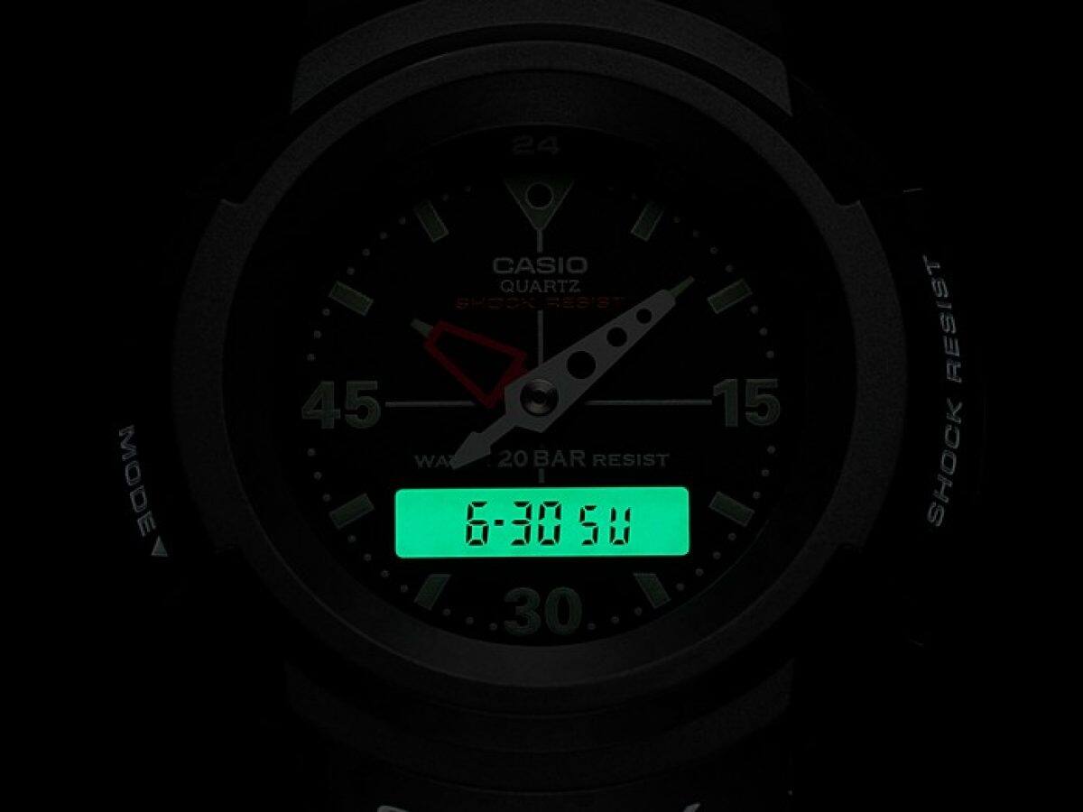 G-SHOCK AW-500E-1E 手錶 黑色 #7