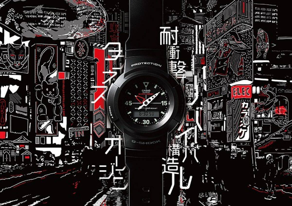 G-SHOCK AW-500E-1E 手錶 黑色 #8