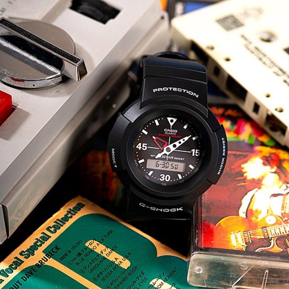 G-SHOCK AW-500E-1E 手錶 黑色 #10