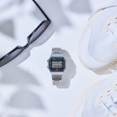 CASIO ABL-100WE-1A 手錶 銀色 #9