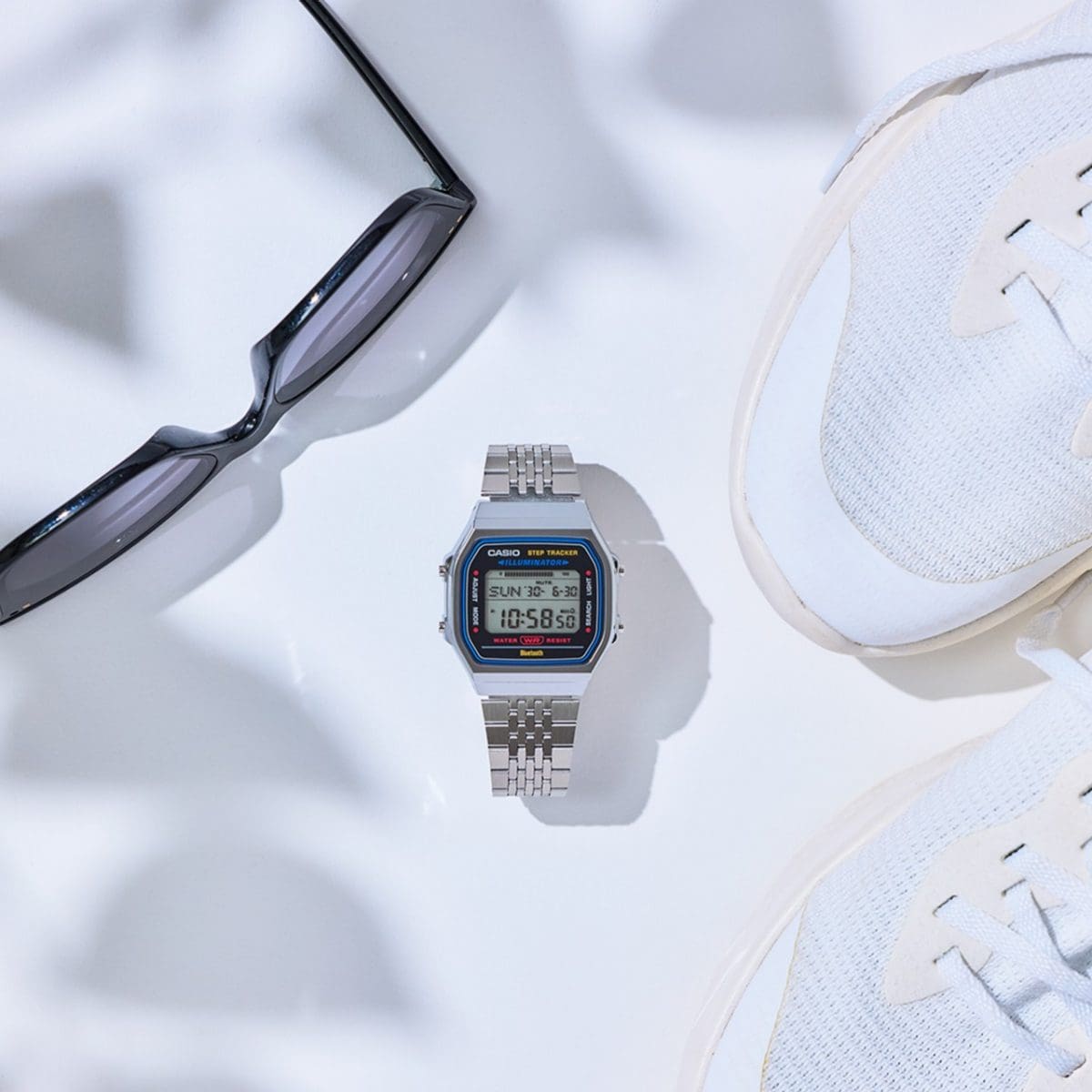 CASIO ABL-100WE-1A 手錶 銀色 #9