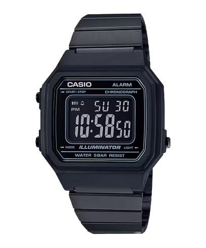 CASIO B650WB-1B 手錶 黑色 #1