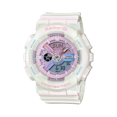 BABY-G BA-110PL-7A1 手錶 白色 #1