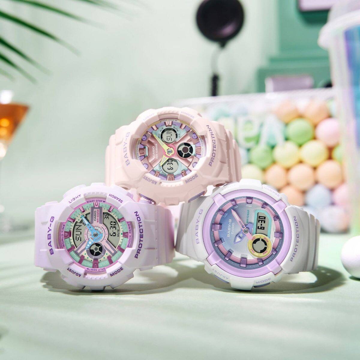 BABY-G BA-130PM-4A 手錶 粉紅色 #8